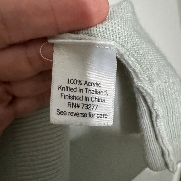 Croft & Barrow Sweater XXL Green V-Neck - Picture 5 of 12